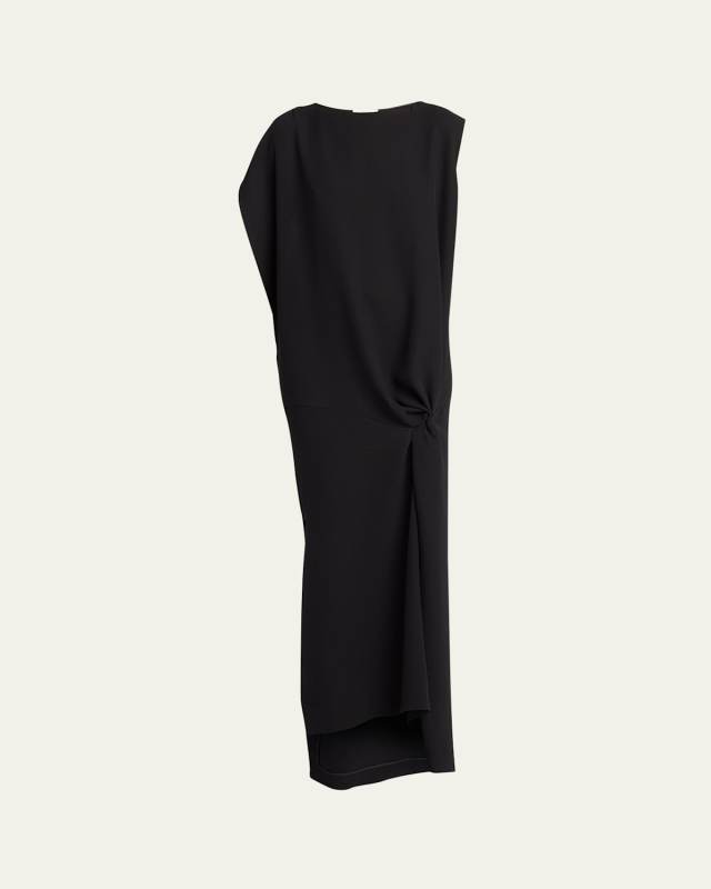 Esmee High-Low Column Silk Dress
